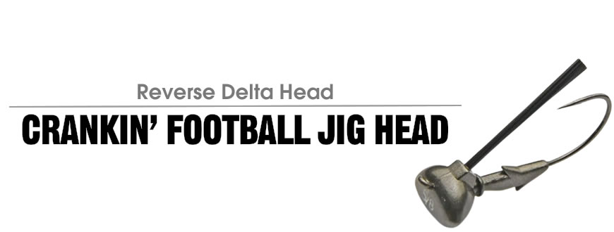 Crankin Football Jig Head Header